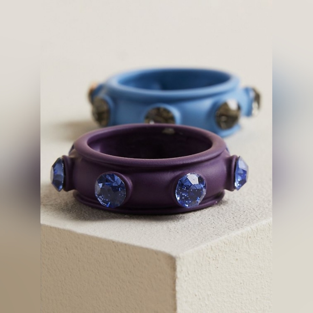 Torrid Matte Stone Ring Set - Picture 2 of 4